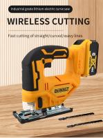 Sábanas Curvas Eléctricas Portátiles Dewalt 2700RPM Motor Brushless Para Batería 20V Herramienta De Trabajar En Madera Ajustable - details 0