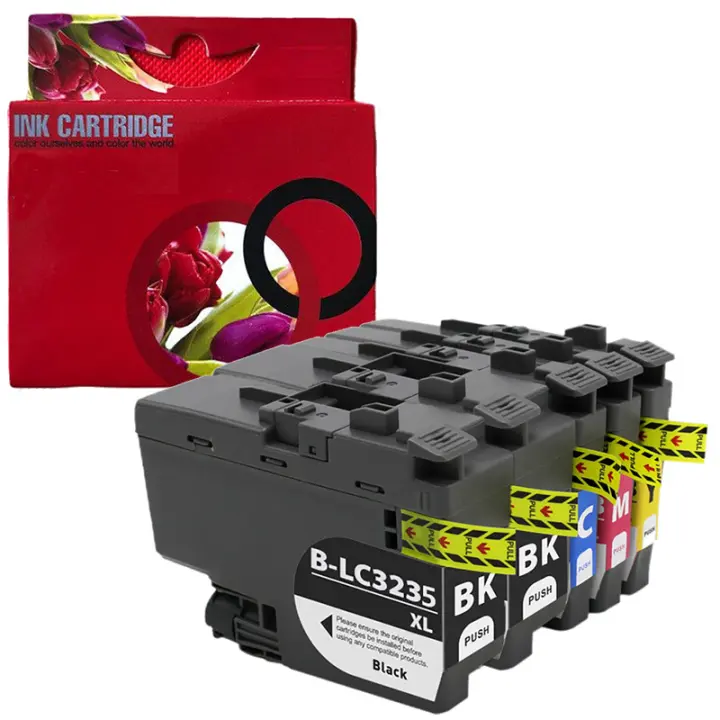 Brother LC3235XL LC3233 pack 5 tinteiro generico LC-3235XLBK, LC3235XLC, LC3235XLM, LC3235XLY - 1