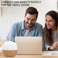 Difusor de Aromas USB 120ml - Ultra Silencioso (<36dB), Temporizador, 7 Luces LED Cambiantes, Aromaterapia para Hogar/Dormitorio/Oficina, Seguro Anti-Sequedad (Color Madera Clara) - details 7