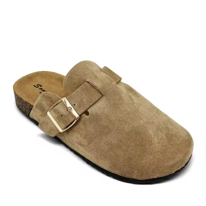 TEOVEL Zueco con Suela de Bio - Ref TL8-98 - Hebilla Reguladora - Muy Ligero - Altura Suela 2cm - Moda y Confort - - 1