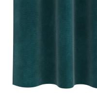 Cortinas Opacas vidaXL con cinta superior 2 pcs Verde Oscuro Terciopelo - details 4