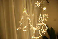 Curtain Garland LED De Estrella Y Luna Para Decoración De Eid Mubarak Y Ramadan Adorno De Navidad Para Casa Y Eventos Musulmanes Decoración De Fiesta Islámica - details 7