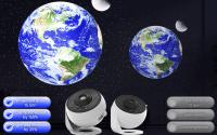 Proyector De Galaxia pro Light Nocturna Estrella Rotación 360° Lámpara Planetaria Para Habitación De Niños Regalo De Día De San Valentín Decorativo - details 2