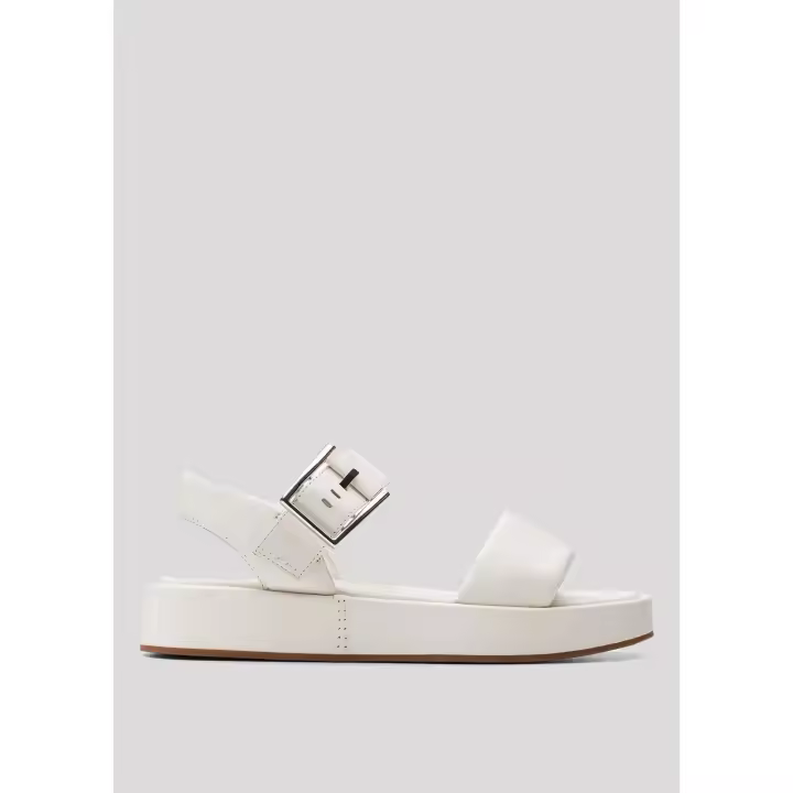 alda strap sandal of white lea CLARKS - 1