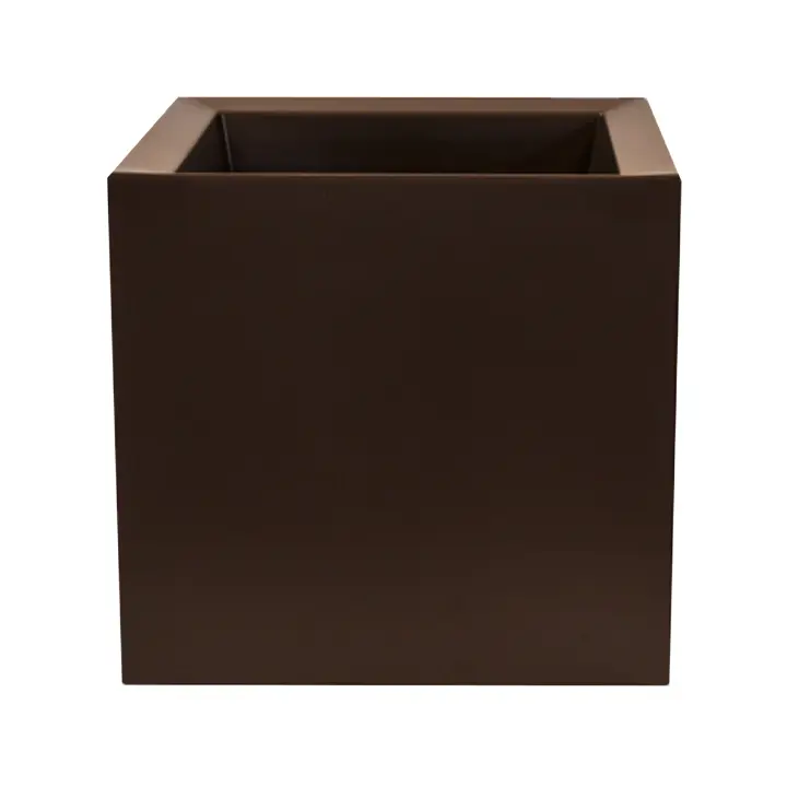 Maceta Cubo Dan-I 30cm Blanco - Wellhome - 1