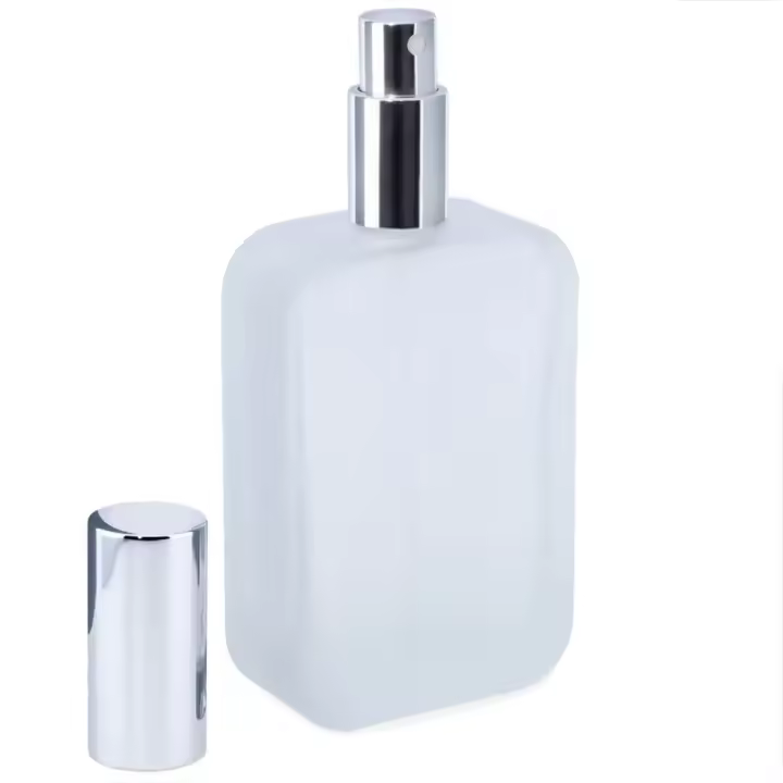 Frasco Perfume  Cristal Mate Petaca al por Mayor | Ideal para Perfumes Caseros | Diseño Elegante | Recargable y Reutilizable - 1