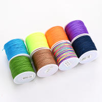 Hilo De Nylon 0.8mm 28 Colores Para DIY Hecho a Mano Cuerda Para Pulseras Collares Accesorios De Manualidades 100m/Roll - details 1