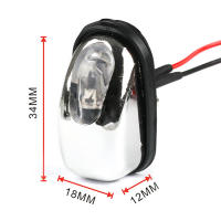 2 Pcs Ojos De Limpia Para Parabrisas Con Bombín De Lavado Y Luz LED Para Coche Jet De Agua Del Parabrisas - details 1