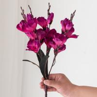 1PC Bouquet De Magnolias Artificiales Para Decoración De Hogar Bodas Navidad Fiestas Fotografía Accesorios Novia - details 8
