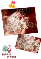Etiquetas Decorativas Para DIY Etori Life 'Feliz Navidad' Pack De 46 Piezas Estuche De Papel Para Decoración De Estaciónario Álbum Diario Taza Notebook Teléfono Móvil Juguetes Scrapbook - details 4