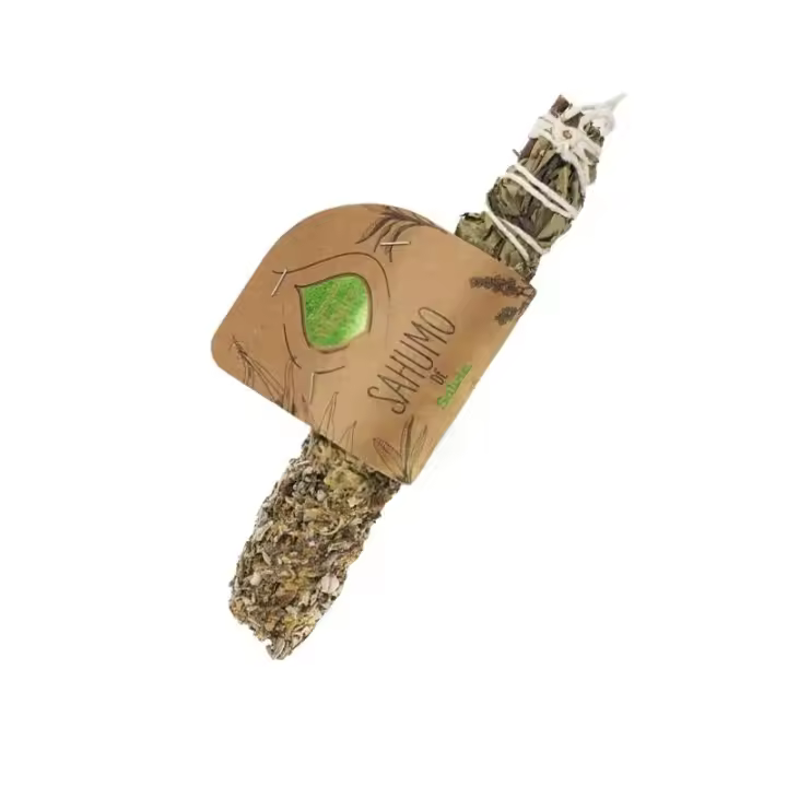INCIENSOSHOP - 2 UNIDADES de Atadillo hecho de Sahúmo de salvia blanca Sagrada madre hecho a mano con Amor en Argentina - 1