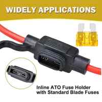 Banner - Portafusible impermeable 16 AWG ATO incluye fusible 30A