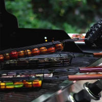 Cesta De Barbacoa Portátil No Adherente Para Camping Y Picnics Al Aire Libre Herramientas De Asado Con Propiedad De No Adherencia - details 4