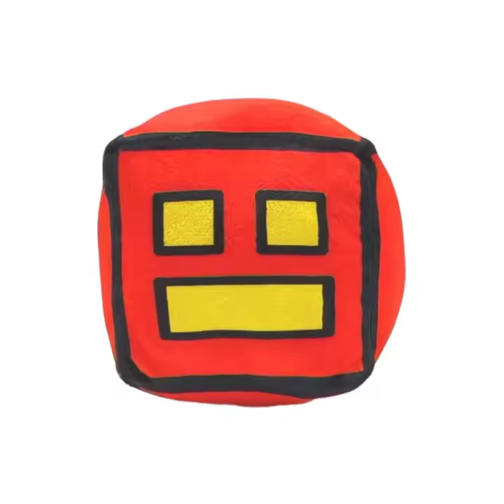 Peluche De Madera Cubo Geometry Para Niños Y Fanáticos De Juegos Regalo De Cumpleaños Para Niños Juguetes De Peluche De Animales Y Naturaleza Relleno De Algodón PP - 1