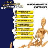 Laboratorio científico Lisciani Crazy Science para  hacer experimentos con slime, cristales y explosiones. Regalos y juguetes de ciencia infantiles +8 años - details 1