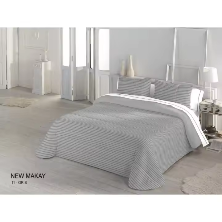 Edredón Sherpa (Borrego) MOD. NEW MAKAY DE SERENA COLOR GRIS - 1