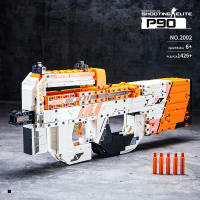 Bloques De Construcción Técnicos AK47 M4A4 AWP P90 Con Motor Set De Juguetes De Armas Para Niños Regalo Educativo Para Niños Y Adolescentes - details 12