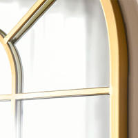 Espejo de Pared Decorativo - Diseño de Ventana de Arco con Marco Dorado - Estilo Moderno y Elegante para Salón, Dormitorio o Entrada - details 7