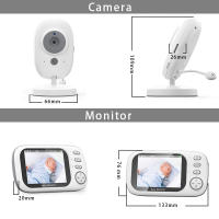 Cdycam Visión Nocturna, Control de Temperature, Audio de Dos Vías, Cámara de Seguridad para Cuida de Niños Recargable, Múltiples Receptores - details 9