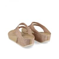 AMARPIES ABZ26580 Sandalias planas de Mujer 32621 24V ESCLAVA CUÑA TRENZADA BRONCE - details 0
