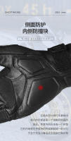 Guantes De Motocicleta Para Hombre Cuero Genuino Táctil Motocross Guantes De Carreras Negros Adecuados Para Todas Las Estaciones - details 3