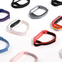Correa De Nylon Para Xiaomi Mi Band 7-7 NFC Pulsera Deportiva Reemplazo Para Mi Band 6 5 4 3 Accesorios Transpirable Para Mujeres Y Hombres - details 0