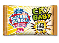Pack 5 bolsas Dubble Bubble Cry baby Chicle hinchable super ácido sabor tutti frutti  85g - details 0