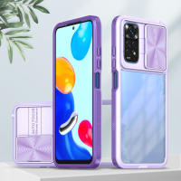 Funda Transparente Antigolpes Para Redmi Note 12 11 10 9 11E 11S 10T 4G 5G pro Max Con Protección De Cámara Slide Metal Compatible Con XIAOMI - details 12
