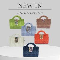 Bolso de mano de paja tejido de mimbre de ratán con asa de bambú de imitación para mujer, para verano, playa, con bandolera, colores a elegir - details 0