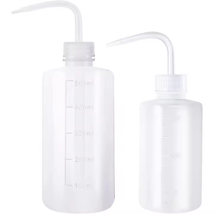 Botellas flexibles 2 piezas - Botellas de lavado de plástico de 500 ml y 250 ml - 1