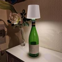 Lámpara de botella inalámbrica, luz LED para botella de vino, luces recargables para botella, lámpara de mesa con atenuación continua con 3 temperaturas de color para dormitorios, restaurantes, bares y comedores al aire libre - details 2