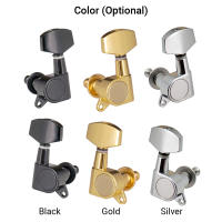 6pcs Tuners De Guitarra Eléctrica Y Acústica Con Enganches Sellados 3L3R Tuning Pegs Accesorios Para Guitarra - details 5