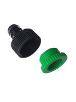 2Pcs Adaptador De Conexión Rápida Con Conector Barbado De 1/4 (ID 4mm) O 3/8'' (8mm) Para Riego Del Jardín Herramientas De Jardinería - details 0