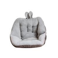 Cojín De Silla En Forma De Oreja De Conejo 1pc Cojín De Espalda Para Oficina Grueso Y Suave Decoración Para Hogar Material De Poliéster 100% - details 4