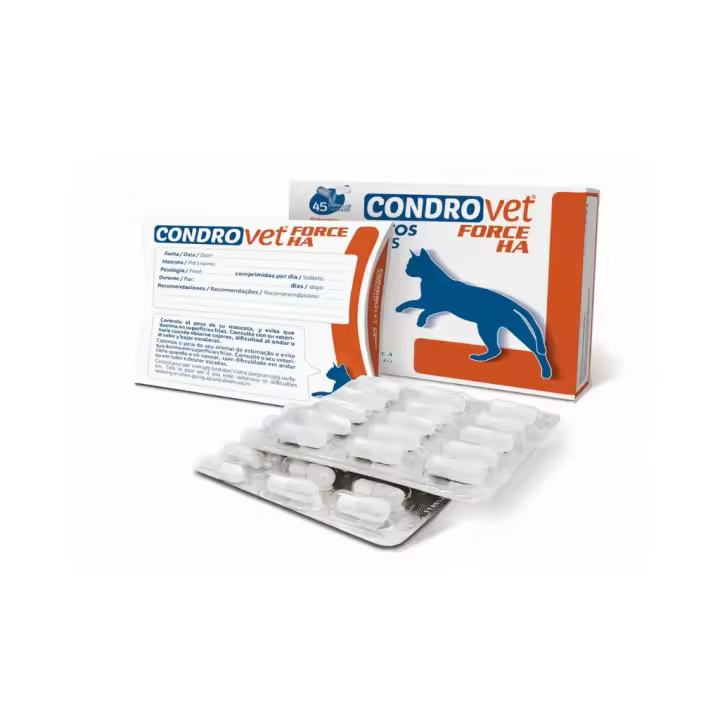 BIOIBERICA - Condrovet (45 Cápsulas) - Alimento complementario para ayudar a la Nutrición Articular en Gatos - 1