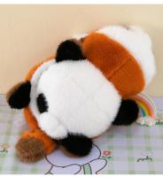 Muñeco De Peluche Panda Rojo Y Negro Reversible Suave Para Niños Y Bebés Regalo De Cumpleaños O Navidad Tema Animal De La Naturaleza - details 16