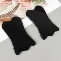 Gua Sha De Obsidiana Grande Herramienta De Cuidado De La Piel Y Masaje De Cristal Negro Para Elevación Del Piel Tamaño 120*70 Mm Peso 95 G - details 4