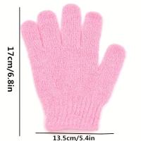 Juego De 3/5/8 Guantes Y Toallas De Nylon Para Exfoliar El Cuerpo Herramientas De Baño Para Mujeres En Clima Frío - details 3
