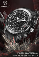 Reloj Militar Digital Para Hombre FOXBOX 50m Impermeable Con Pantalla LED Reloj De Pulsera Deportivo Cuarzo Grande Reloj Masculino - details 0