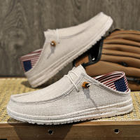 Zapatos Casuales Para Hombre Mocasines De Lona Cómodos Y Antideslizantes Zapatillas Suaves Para Caminar Ideal Para Verano - details 15