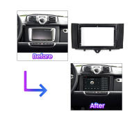 Marco De Radio Para Coche 2 Din Adaptador Panel De Montaje De Fascia Para BENZ Smart Fortwo 2011-2015 Con Cable De Audio Y Poder - details 4