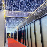 Luces De Navidad LED De 1200 LED 5m-40m Para Colgar En El Exterior Decoración De Jardín Puerta Casa Estante Calle Droop 0.6m Multicolor - details 10