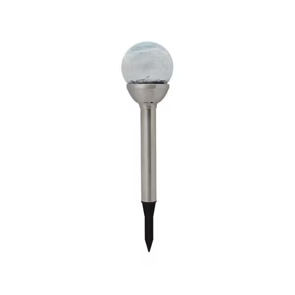 Perel CSOL11D - Luz solar para exterior con filtro de acero inoxidable, RGB, multicolor (12 unidades) - 1