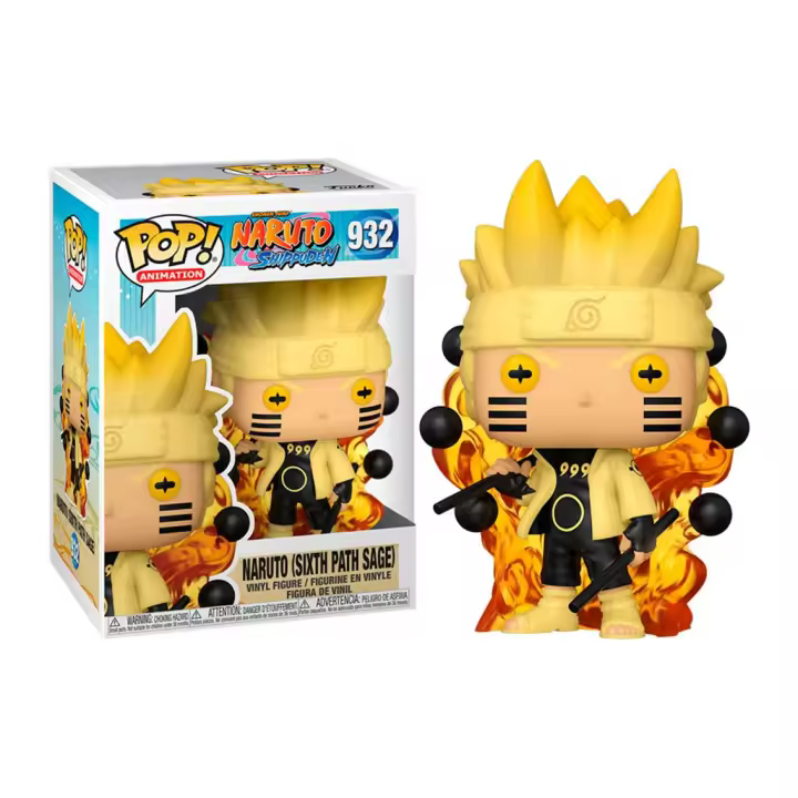Funko Pop! Animation Naruto Uzumaki Six Path Sage - Figura de Vinilo Coleccionable - Idea de Regalo- Mercancia Oficial - Juguetes para Niños y Adultos - Anime Fans - Muñeco para Coleccionistas - MR POPYE - 1