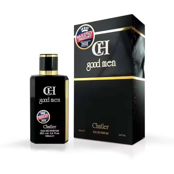 EAU DE PARFUM CH GOOD MEN 100ML ---MARCA CHATLER--- PREMIO A LA COLONIA MAS VENDIDA EN POLONIA 2020 - 1