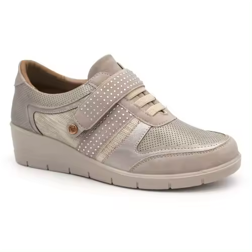 Zapatilla velcro cuña MYSOFT 24M216 - 1