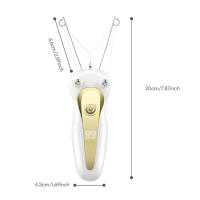 Rasuradora Eléctrica Para Cuerpo Para Mujer Hilo De Algodón Recargable Epilador De Piel Limpia Para Piernas Brazos Cuello Belleza - details 7