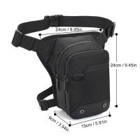 Bolsa De Pierna Para Motocicleta De Tela Oxford Impermeable Para Hombres Y Mujeres Bolsa De Cintura Para Ciclismo Al Aire Libre - details 4