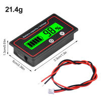 Indicador De Capacidad De Batería De Plomo-Acido Y Litio Digital Voltímetro De Voltaje Para Coche Y Motocicleta 9-120V Medidor De Tensión - details 12