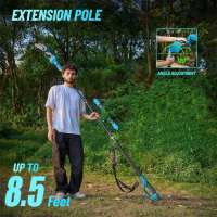 Sierra de Cadena Eléctrica 6 Pulgadas con Pala Telescópica Extensible 25M Altura Máxima 180 Grados Ajustable 2 Baterías 2000mAh Kit de Sierra de Poda para Árboles Herramienta de Jardinería Multifunción Inalámbrica Sin Escalera - details 4